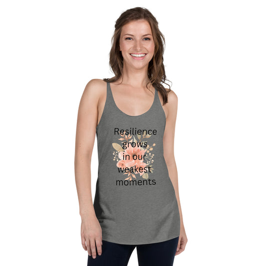 Resilience Grows Women's Racerback Tank